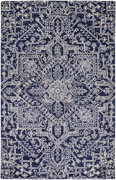 Feizy Belfort 8778F Blue/Ivory Rugs.