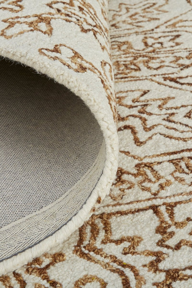 Feizy Belfort 8778F Brown/Ivory Rugs.