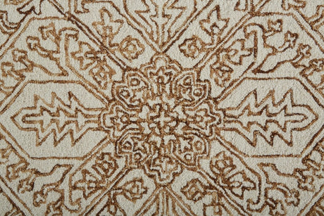 Feizy Belfort 8778F Brown/Ivory Rugs.