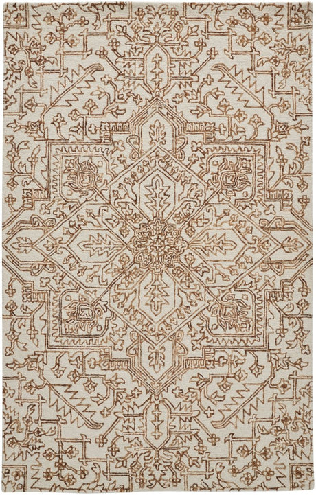 Feizy Belfort 8778F Brown/Ivory Rugs.