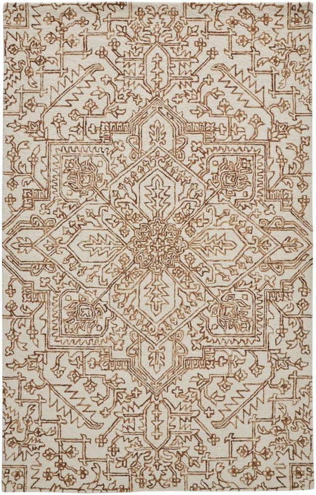 Feizy Belfort 8778F Brown/Ivory Rugs.