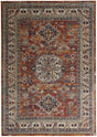 Feizy Bellini I3136 Orange/Blue Rugs.