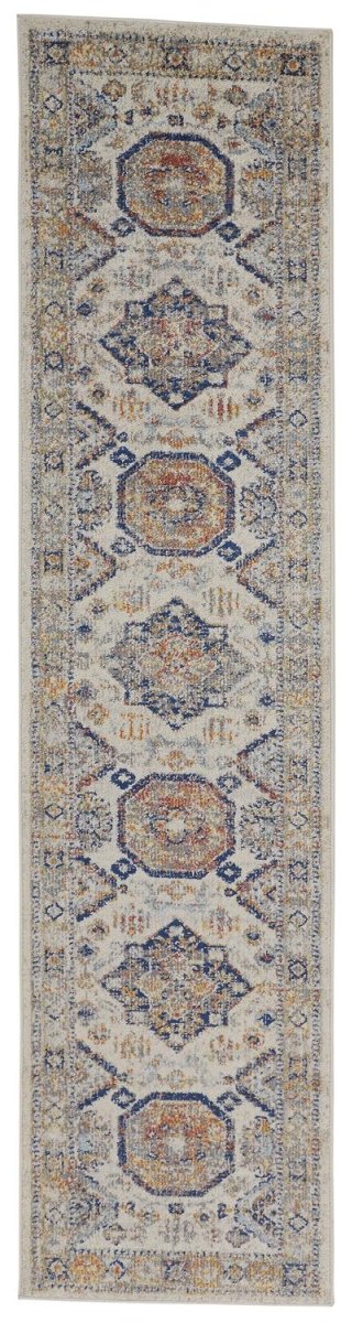 Feizy Bellini I3137 Blue/Orange Rugs.