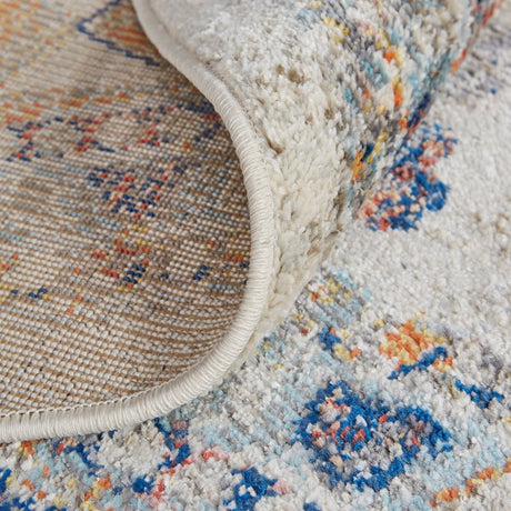 Feizy Bellini I3137 Blue/Orange Rugs.