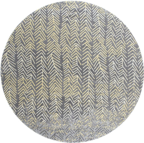 Feizy Bleecker 3604F Gray/Yellow Rugs.