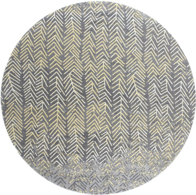 Feizy Bleecker 3604F Gray/Yellow Rugs.