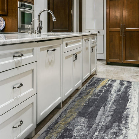 Feizy Bleecker 3606F Gray Rugs.