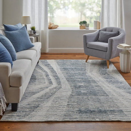 Feizy Brighton Bri69Cgf Ivory/Blue/Gray Rug.