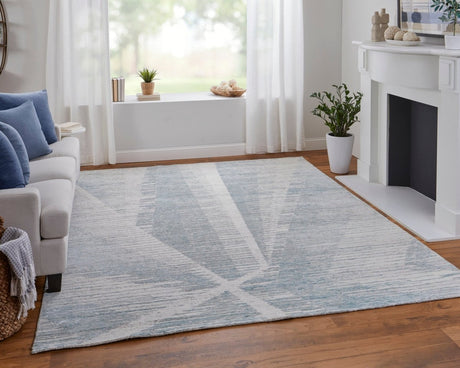 Feizy Brighton Bri69Chf Blue/Ivory/Silver Rug.