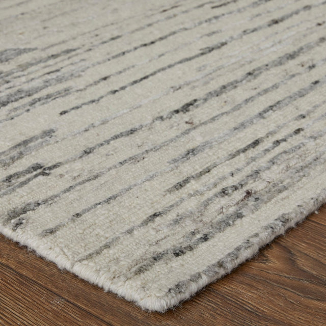 Feizy Brighton Bri69Chf Ivory/Gray Rug.