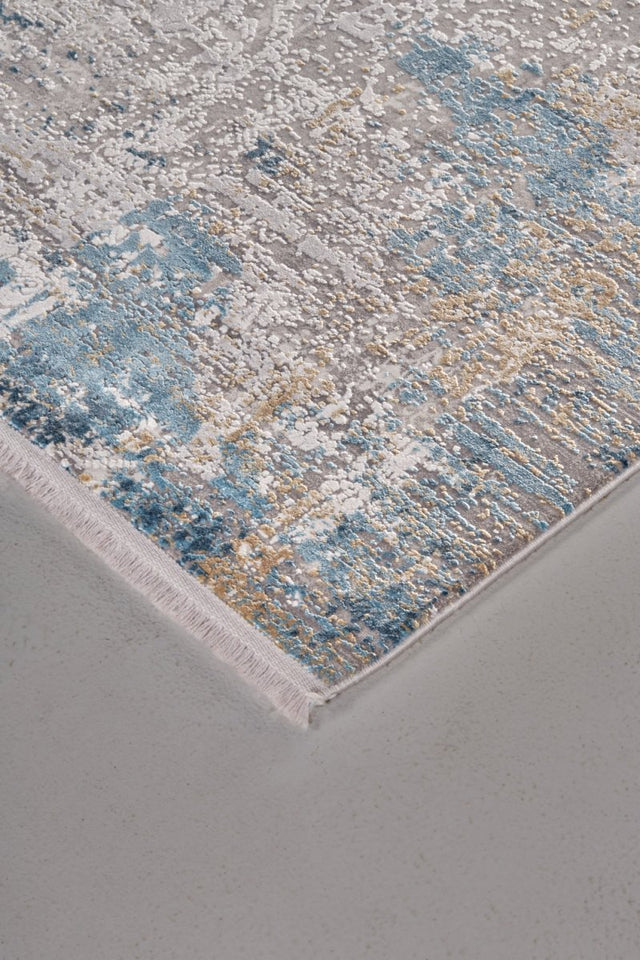 Feizy Cadiz 3889F Ivory/Blue Rugs.