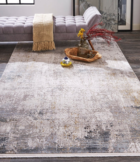 Feizy Cadiz 3892F Ivory/Gray Rugs.