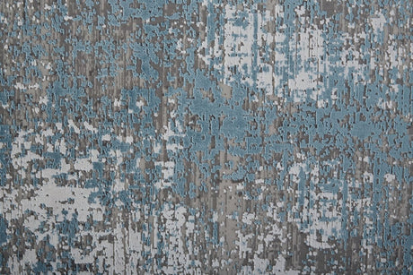 Feizy Cadiz 39Fwf Blue/Gray Rug - Feizy - 86639fwfblugryi89