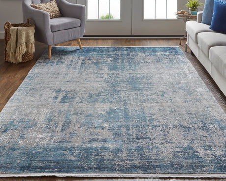 Feizy Cadiz 39Fwf Blue/Gray Rug - Feizy - 86639fwfblugryp22