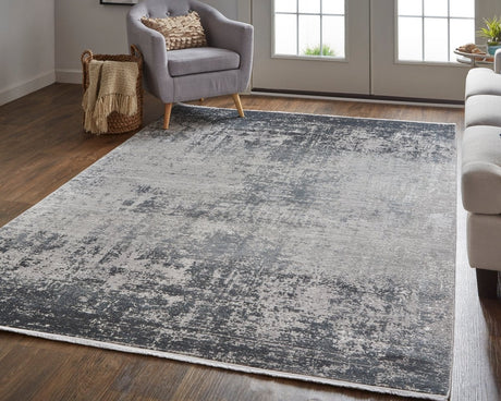 Feizy Cadiz 39Fwf Charcoal/Black Rug - Feizy - 86639fwfchlblki89