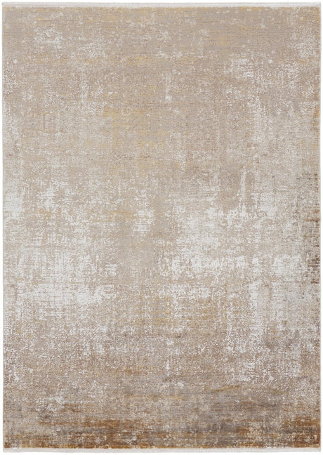 Feizy Cadiz 39Fwf Taupe/Gold Rug - Feizy - 86639fwfbge000p22