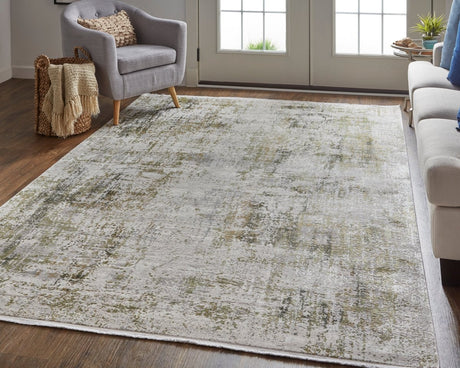 Feizy Cadiz 39Fxf Green/Gray Rug - Feizy - 86639fxfggy000p22