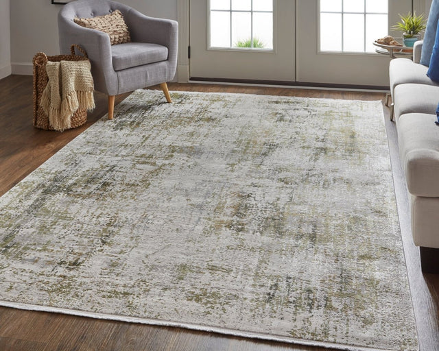 Feizy Cadiz 39Fxf Green/Gray Rug - Feizy - 86639fxfggy000p22