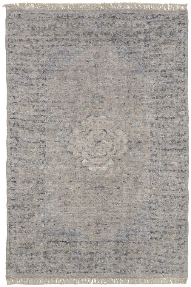 Feizy Caldwell 8108F Gray/Blue Rugs.