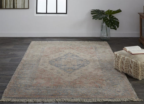 Feizy Caldwell 8127F Blue/Orange Rugs.