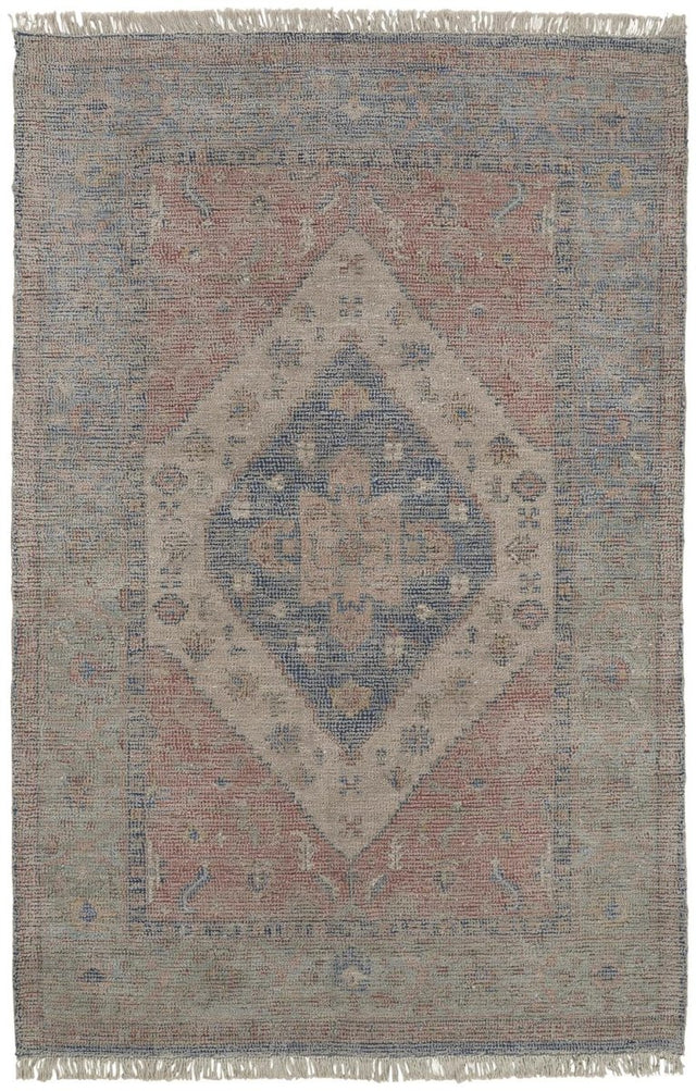 Feizy Caldwell 8127F Blue/Orange Rugs.