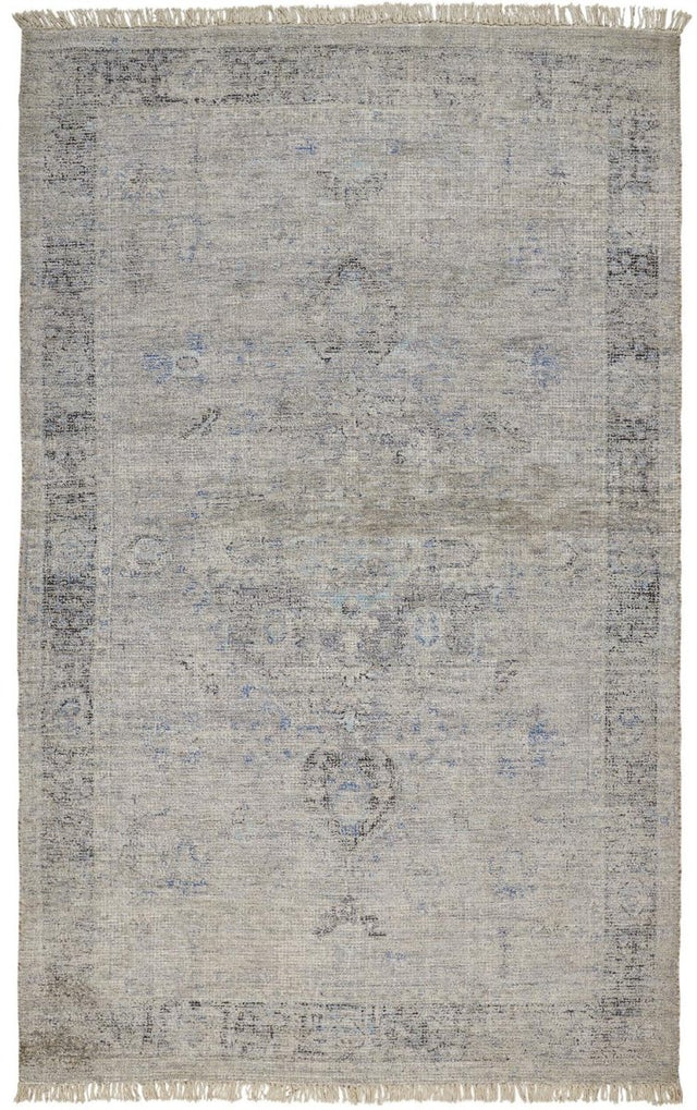 Feizy Caldwell 8805F Gray/Blue Rugs.