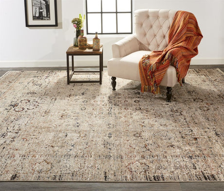 Feizy Caprio 3958F Ivory/Gray Rugs.