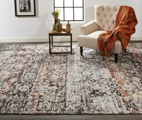 Feizy Caprio 3962F Blue/Gray Rugs.