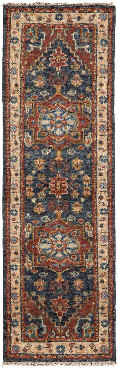 Feizy Carrington 6803F Rust/Charcoal Rug - Feizy - 9826803frstchli68