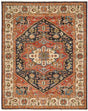 Feizy Carrington 6803F Rust/Charcoal Rug.