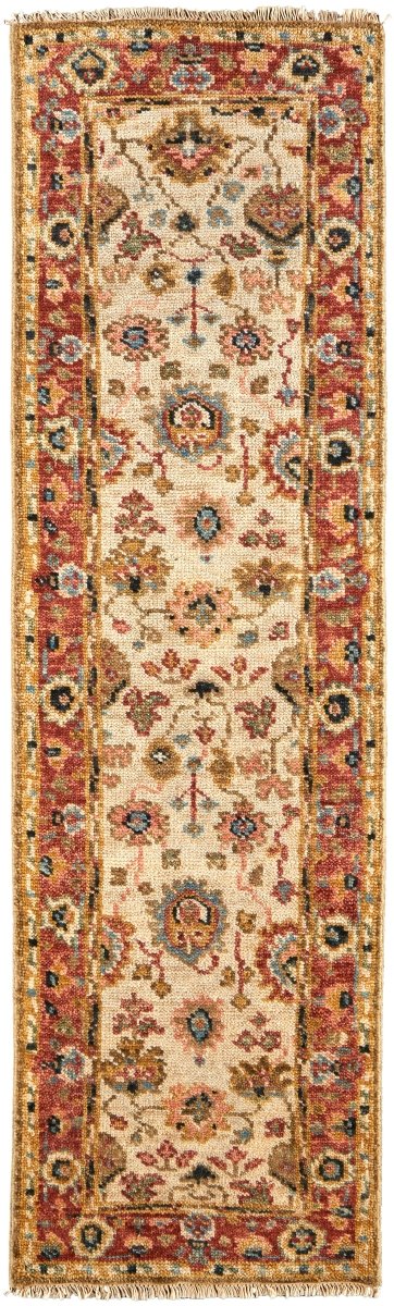 Feizy Carrington 6805F Beige/Rust Rug - Feizy - 9826805fbgersti68