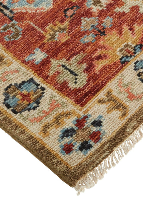 Feizy Carrington 6805F Beige/Rust Rug - Feizy - 9826805fbgerstp00