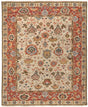 Feizy Carrington 6805F Beige/Rust Rug.