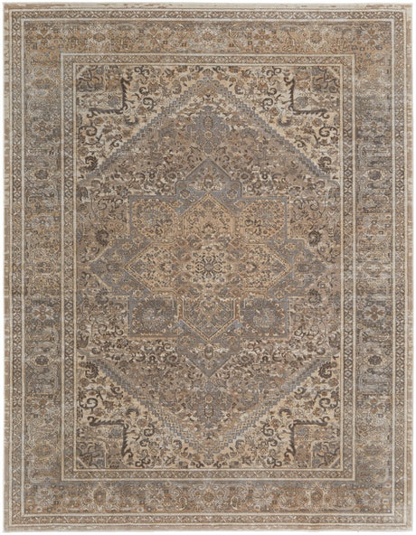 Feizy Celene Cel39Kxf Tan/Brown/Ivory Rug.