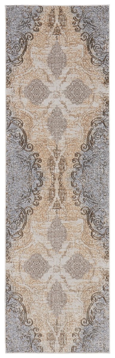 Feizy Celene Cel39L1F Silver/Tan/Gray Rug.