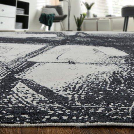 Feizy Coda Cod8927F Black/White Rug.