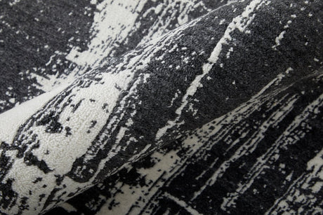 Feizy Coda Cod8929F Black/White Rug.