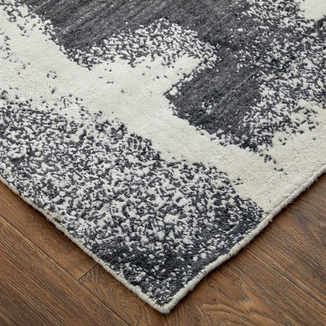 Feizy Coda Cod8930F Black/White Rug.