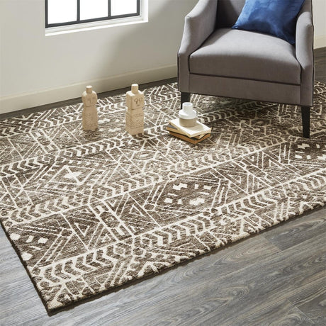 Feizy Colton 8627F Brown/Beige Rugs.