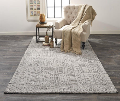 Feizy Colton 8793F Gray/Silver Rugs.