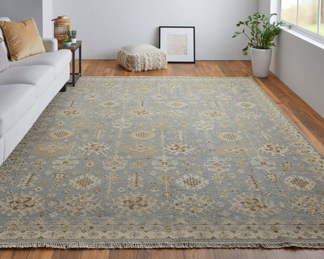 Feizy Corbitt Cor0610F Blue/Gray/Ivory Rug.