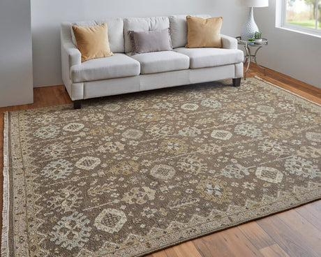 Feizy Corbitt Cor0610F Brown/Ivory Rug.