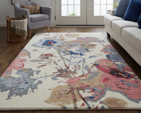 Feizy Dafney 8865F Blue/Multi Rug.