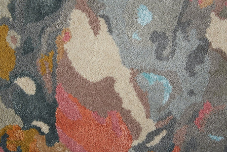 Feizy Dafney 8867F Blue/Pink Rug.