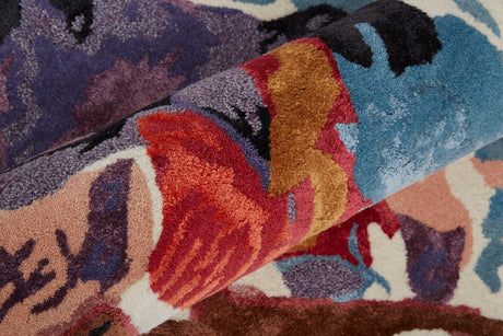 Feizy Dafney Dfy8863F Red/Blue/Purple Rug.