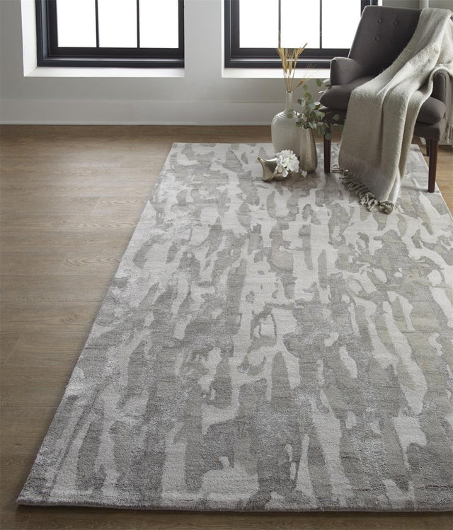 Feizy Dryden 8786F Gray/Silver Rugs.