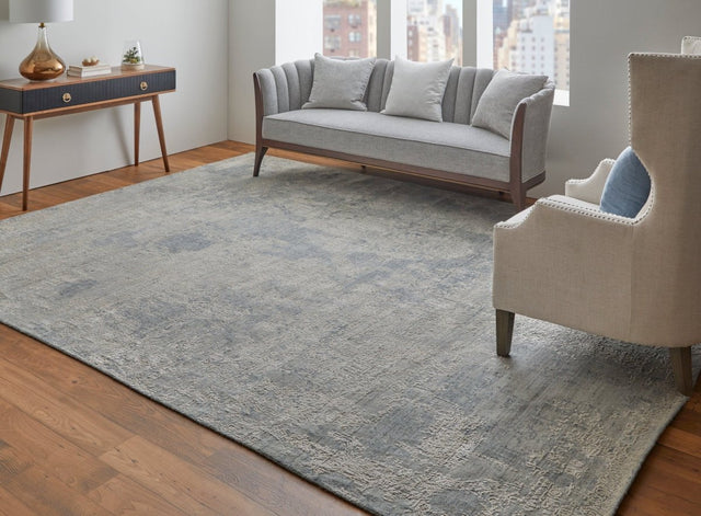 Feizy Eastfield Eas6989F Silver/Gray Rug.