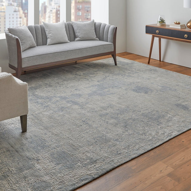 Feizy Eastfield Eas6989F Silver/Gray Rug.