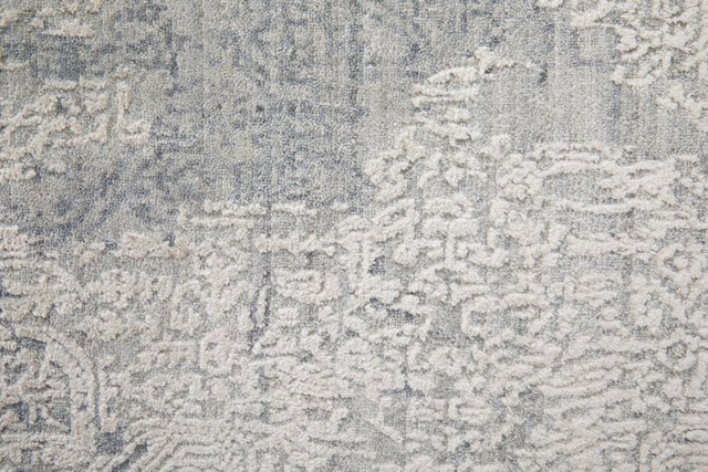 Feizy Eastfield Eas6989F Silver/Gray Rug.