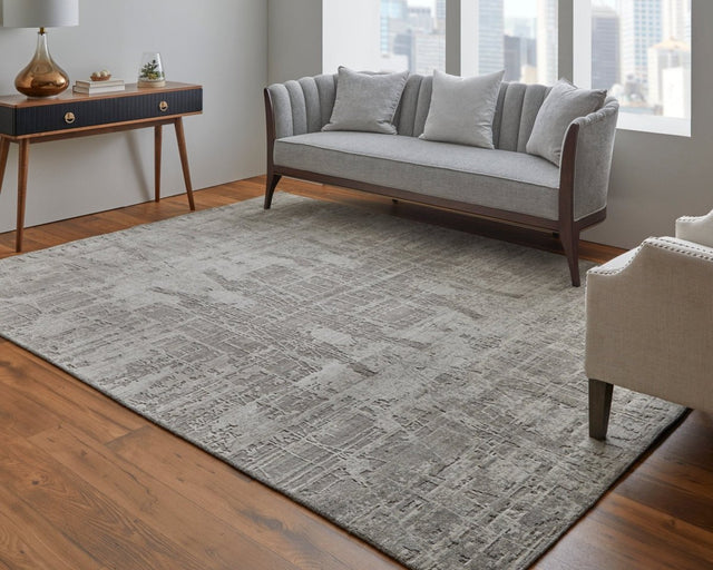 Feizy Eastfield Eas69A5F Gray/Ivory Rug.